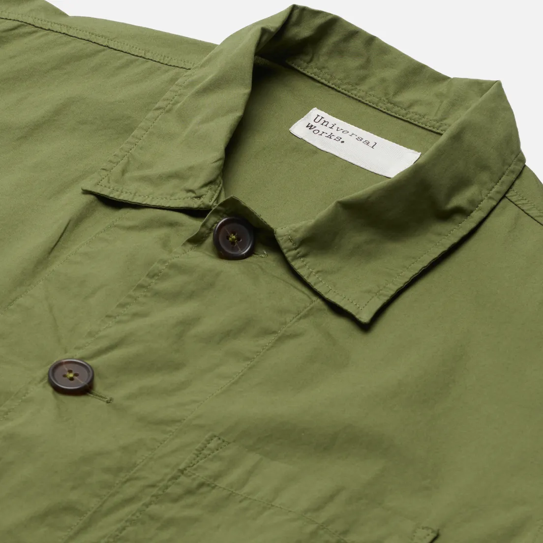 Universal Works Мужская рубашка Bakers Overshirt Poplin