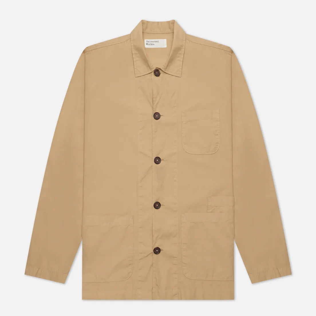 Universal Works Мужская рубашка Bakers Overshirt Poplin