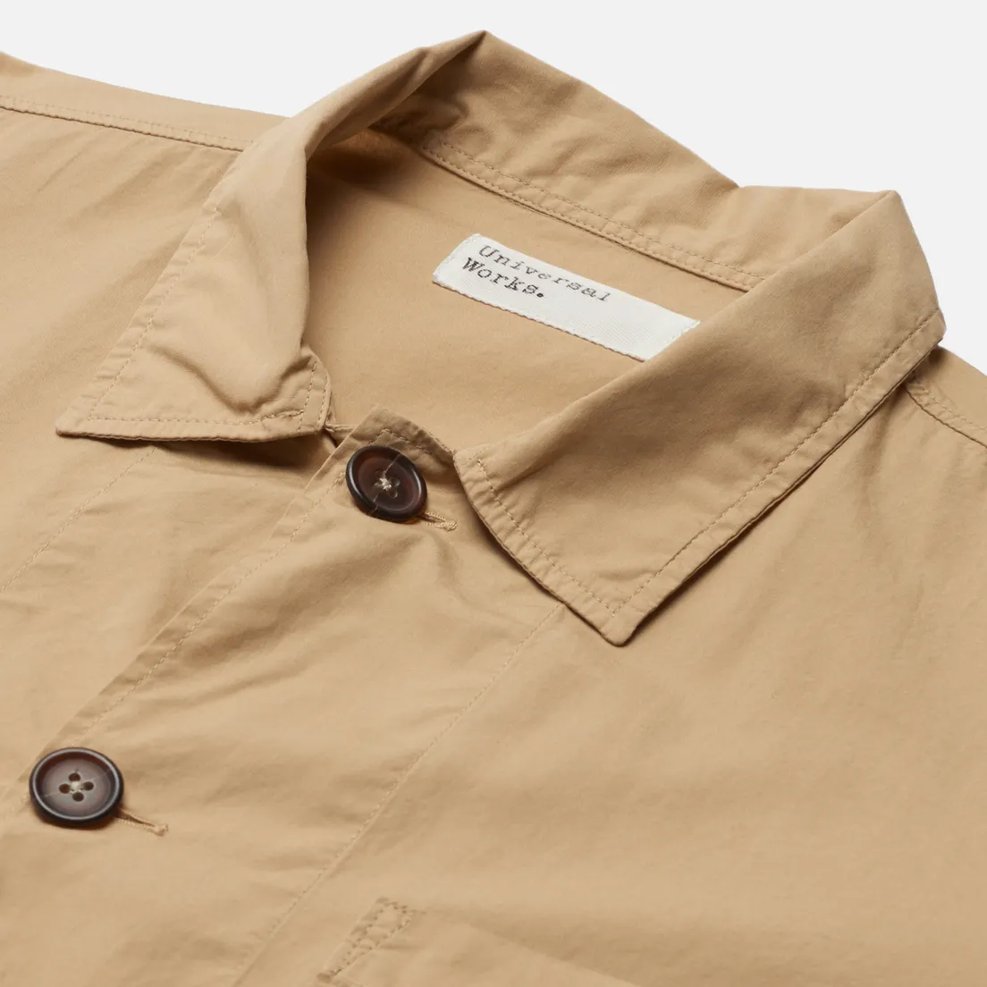 Universal Works Мужская рубашка Bakers Overshirt Poplin