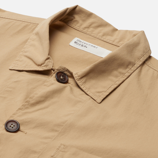 Мужская рубашка Universal Works Bakers Overshirt Poplin Sand