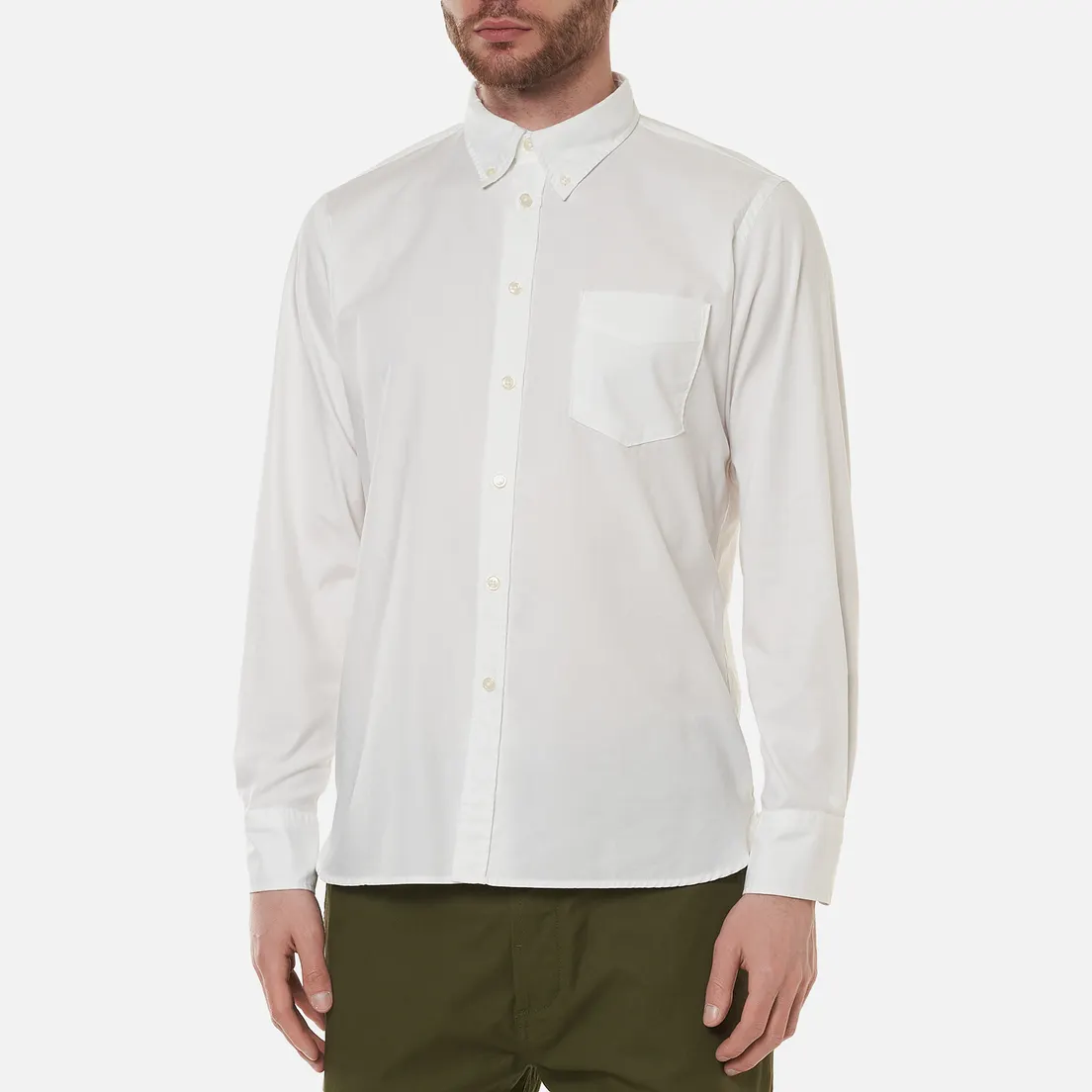 Universal Works Мужская рубашка Everyday Organic Oxford