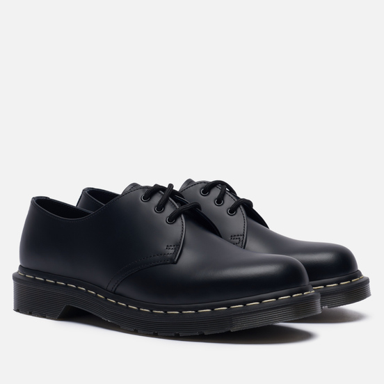 Ботинки Dr. Martens 1461 White Stitch Black