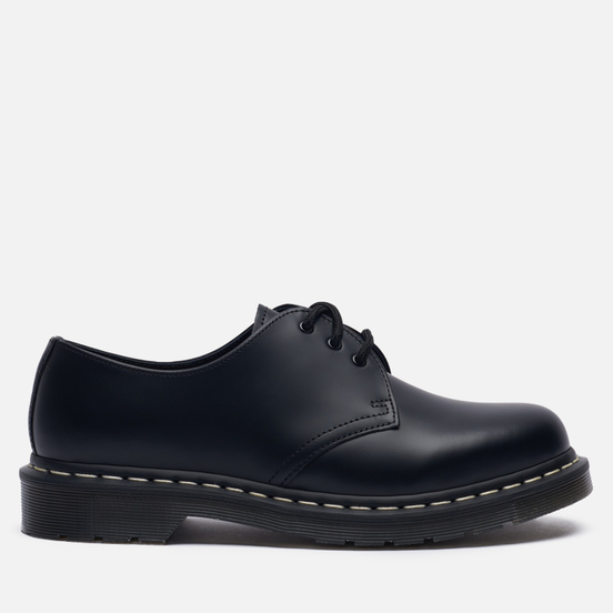 Ботинки Dr. Martens 1461 White Stitch Black