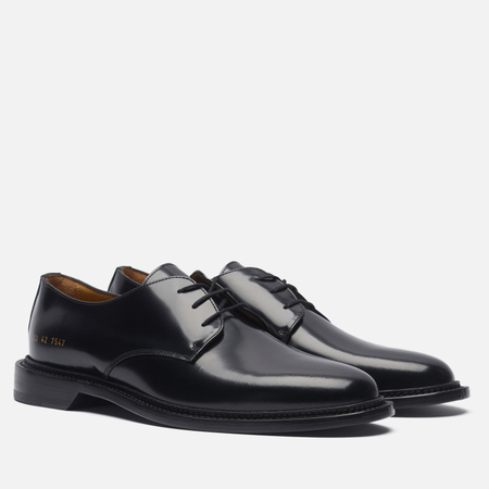  Мужские ботинки Common Projects Derby, цвет чёрный, размер 42 EU