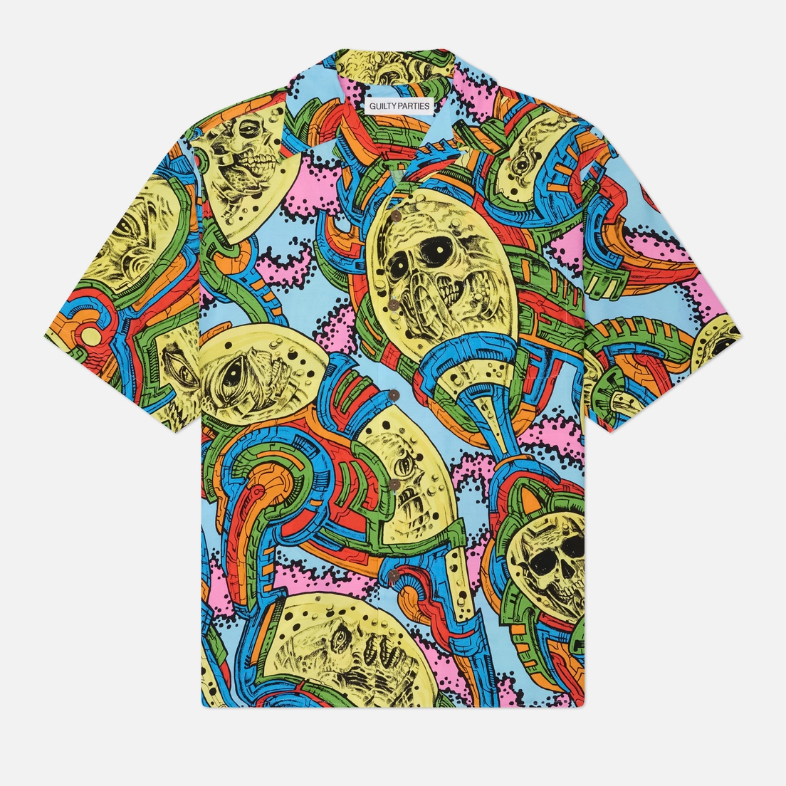 WACKO MARIA Мужская рубашка Hawaiian S/S Type 5