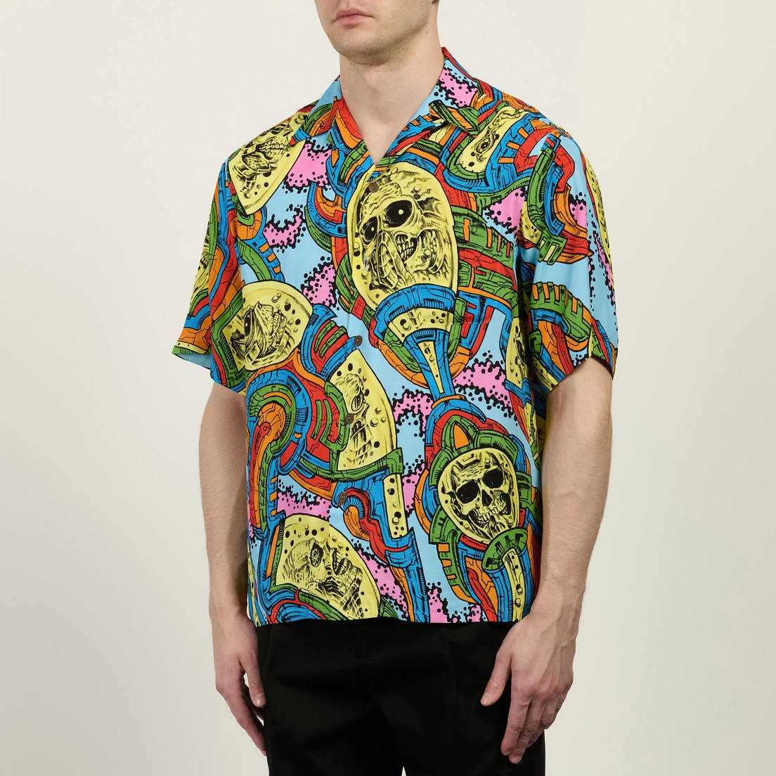 WACKO MARIA Мужская рубашка Hawaiian S/S Type 5