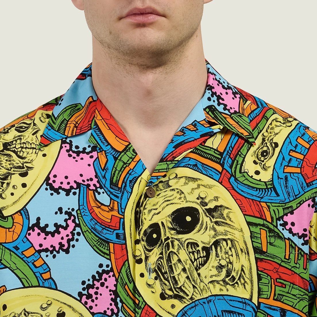 WACKO MARIA Мужская рубашка Hawaiian S/S Type 5