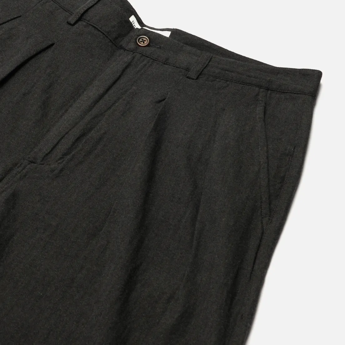 Universal Works Мужские брюки Double Pleat Herringbone Cotton