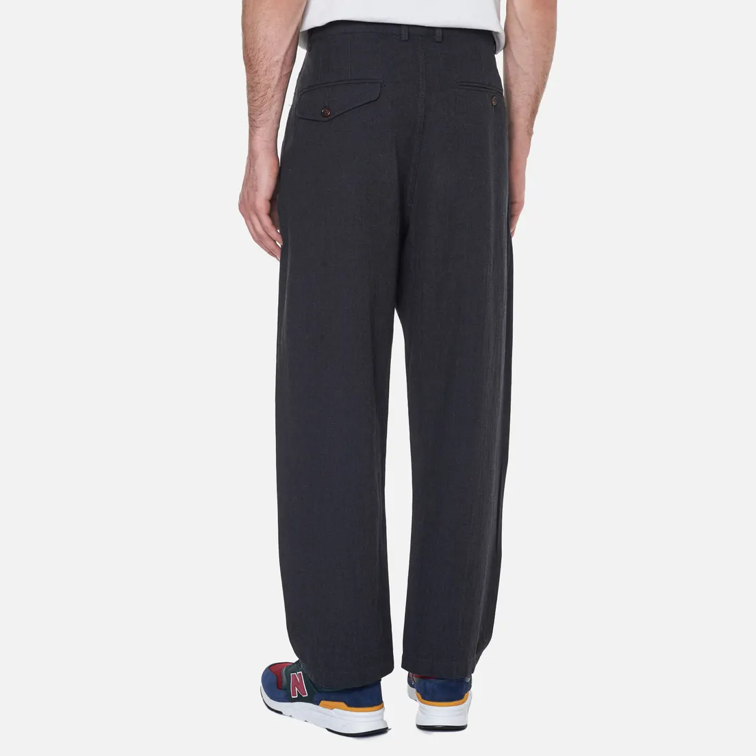 Universal Works Мужские брюки Double Pleat Herringbone Cotton