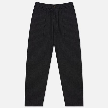 Мужские брюки Universal Works Pleated Track Kharma Cotton, цвет чёрный, размер 34