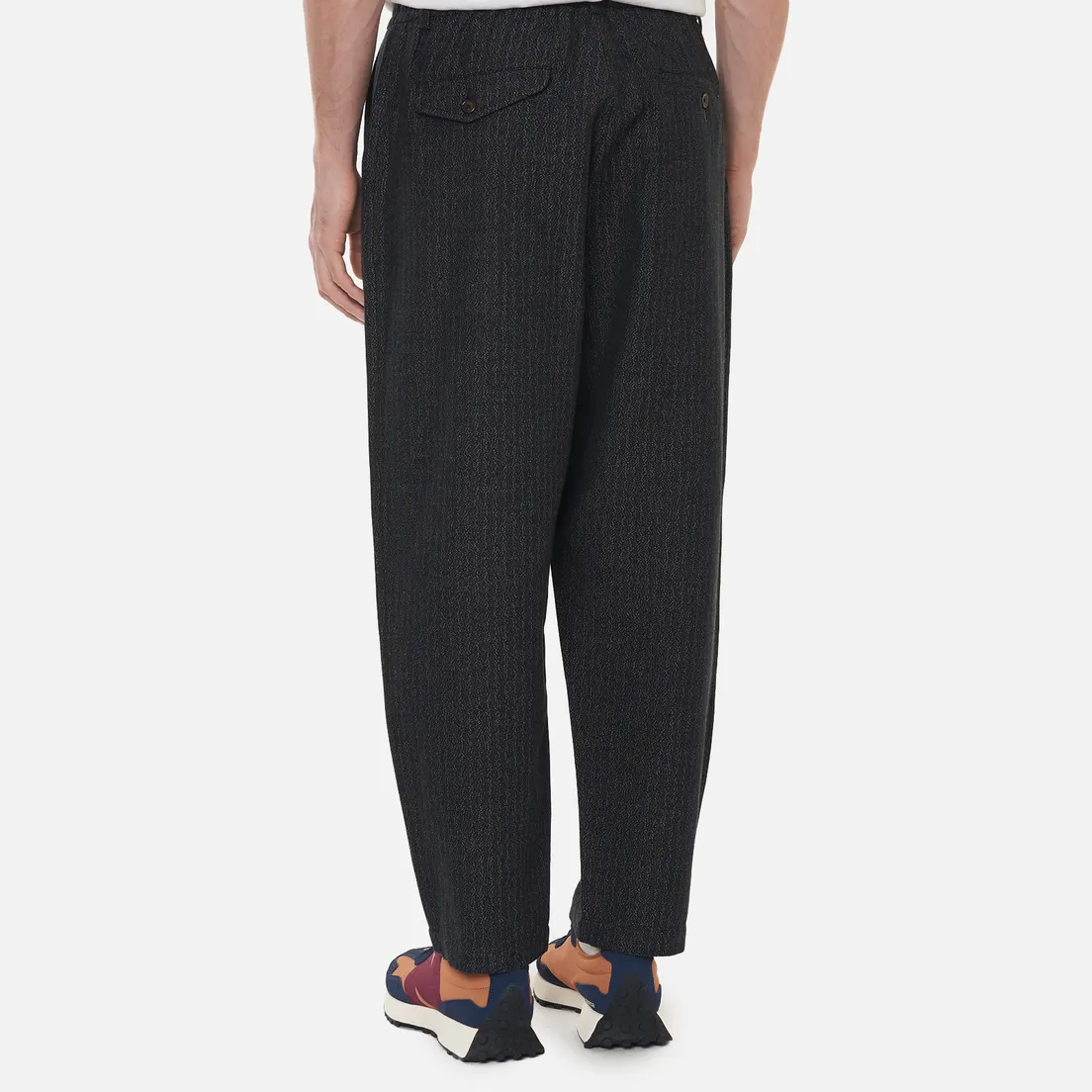 Universal Works Мужские брюки Pleated Track Kharma Cotton