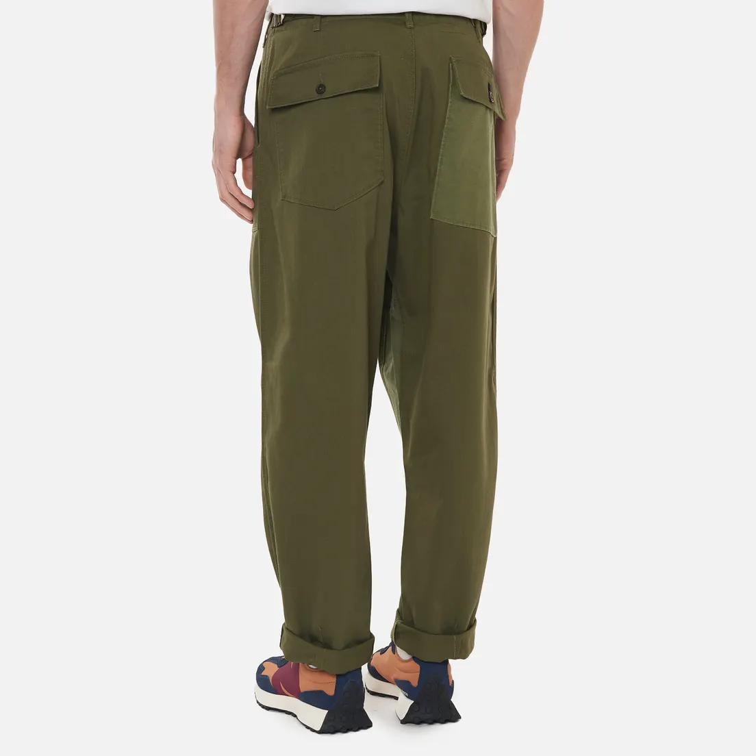 Universal Works Мужские брюки Patched Mil Fatigue Twill Mix