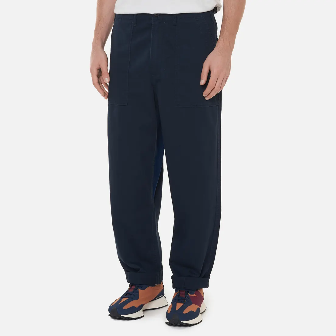 Universal Works Мужские брюки Patched Mil Fatigue Twill Mix