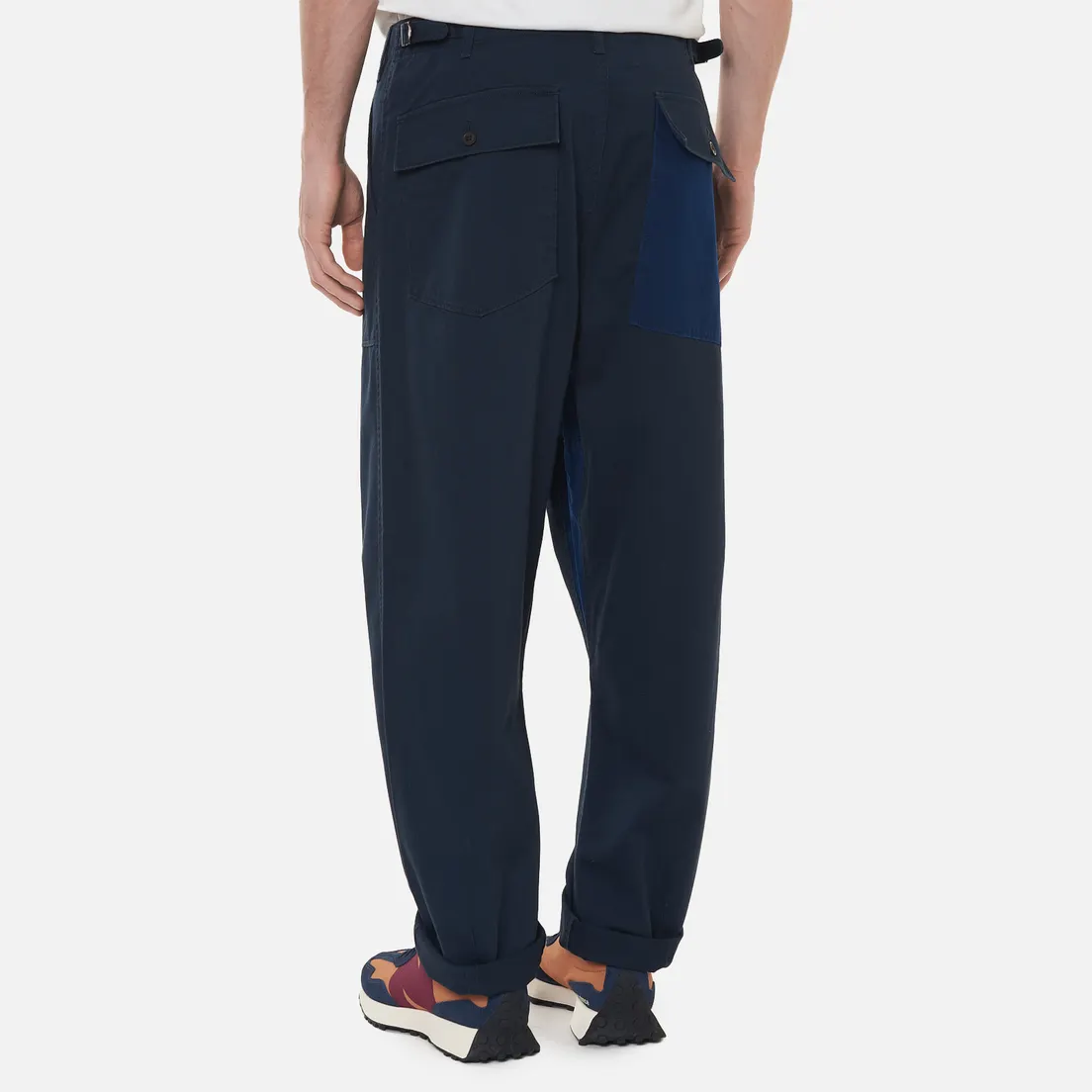Universal Works Мужские брюки Patched Mil Fatigue Twill Mix