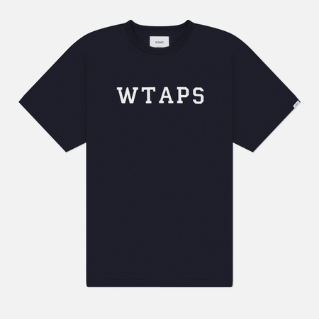 Мужская футболка WTAPS Academy 01, цвет синий, размер S