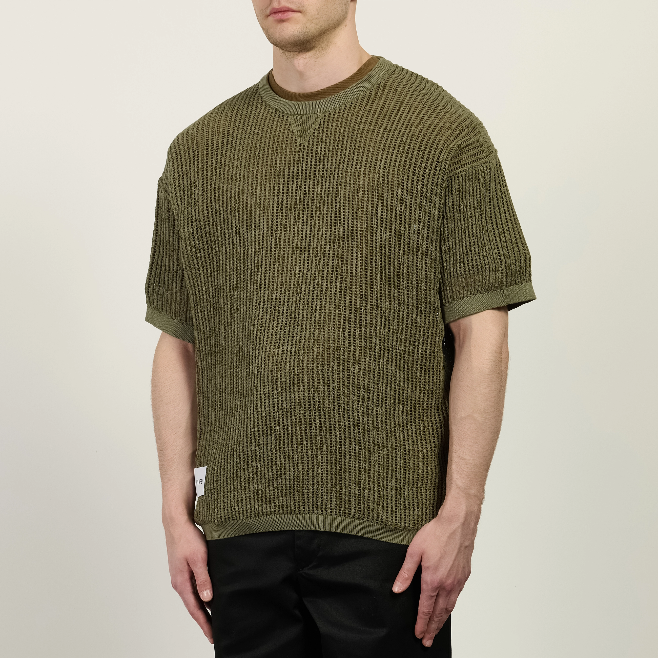 Мужской свитер WTAPS Ghill, 251FZDT-KNM02 OLIVEDRAB