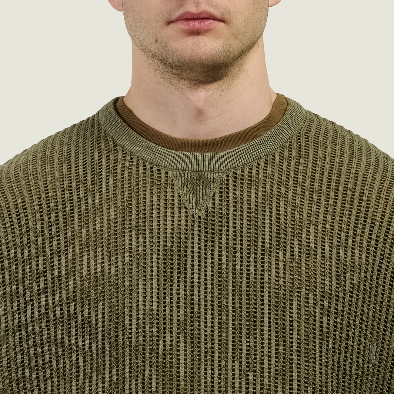 Мужской свитер WTAPS Ghill, 251FZDT-KNM02 OLIVEDRAB