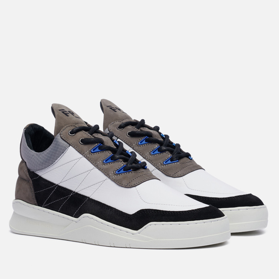 Мужские кроссовки Filling Pieces Low Top Ghost Tweek Black/White