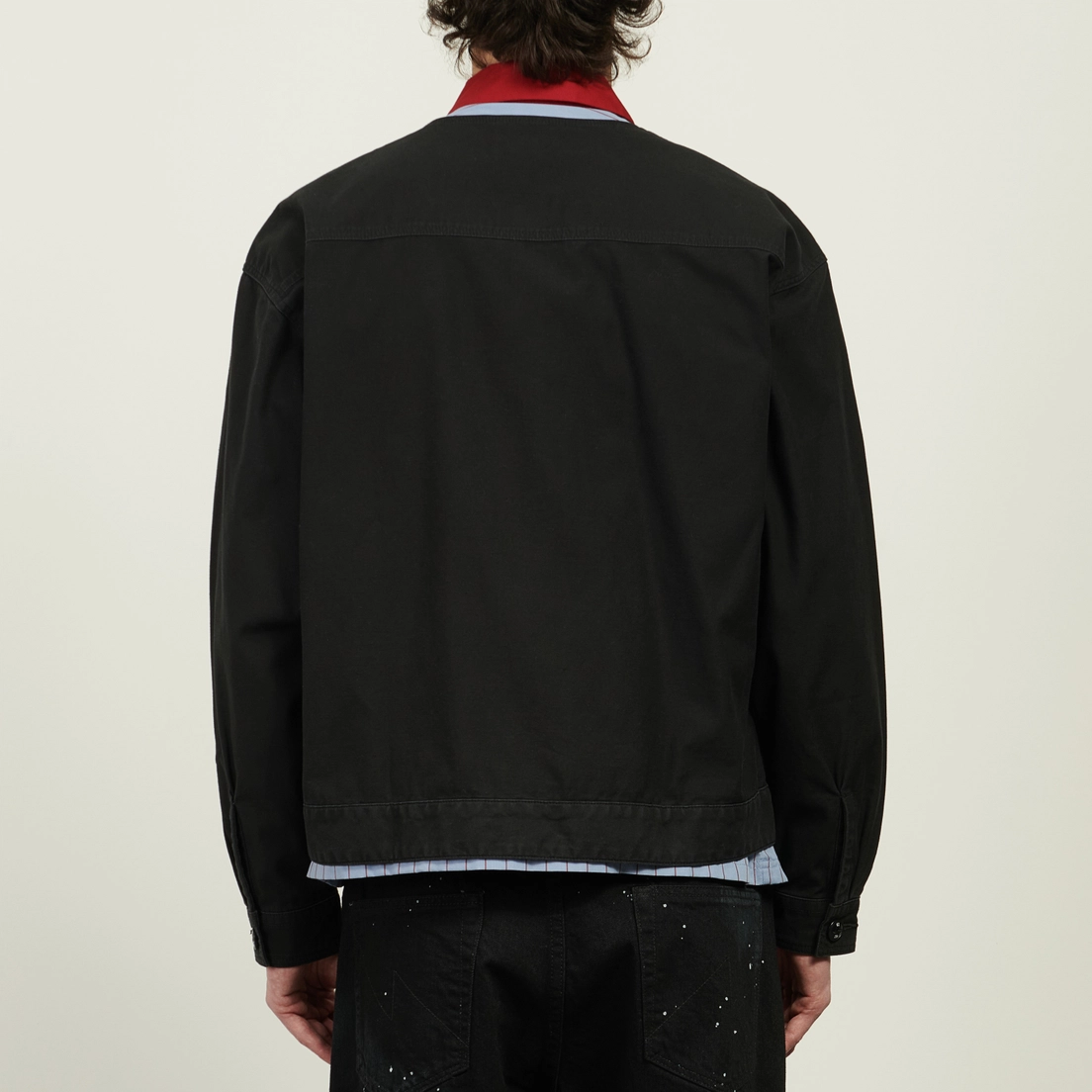 Neighborhood Мужская рубашка No Collar