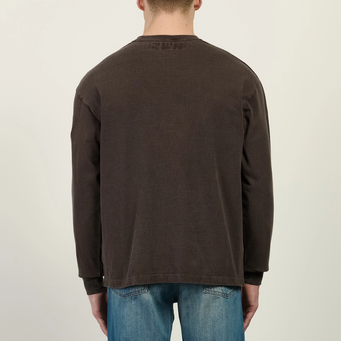 Neighborhood Мужской лонгслив Pigment Dyed Crewneck
