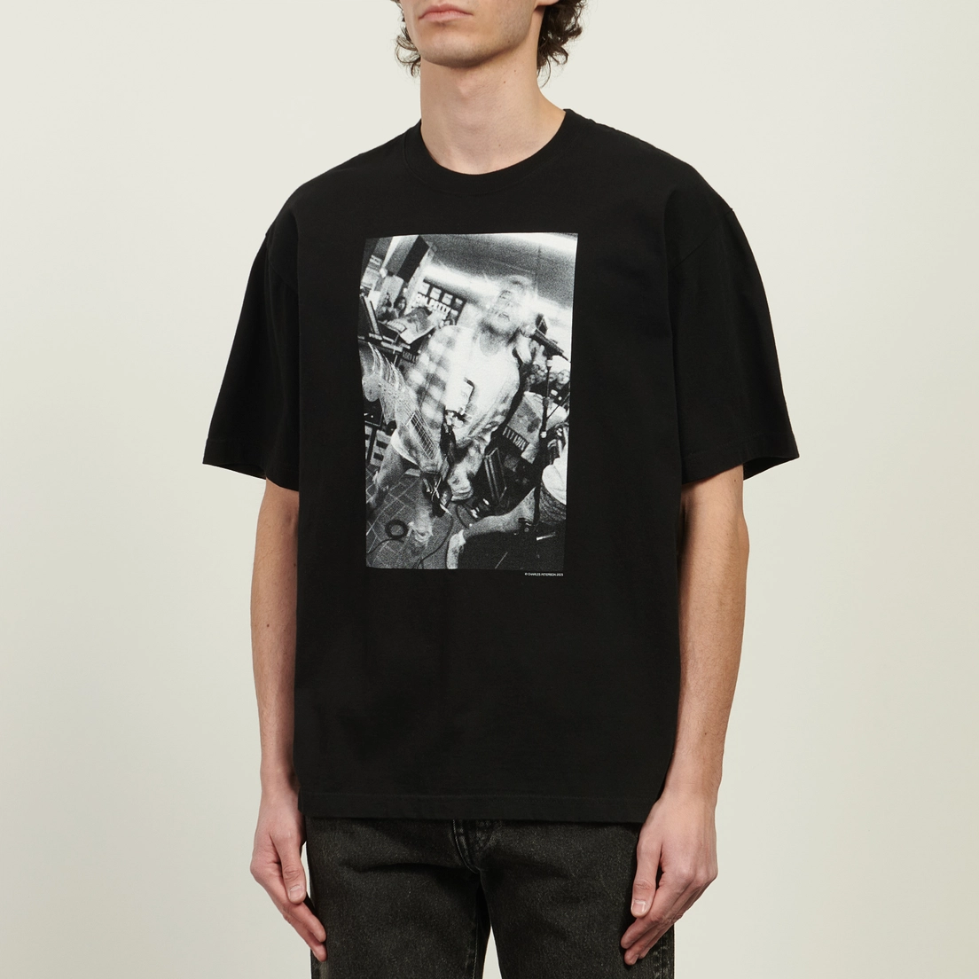 Neighborhood Мужская футболка x Charles Peterson SS-5