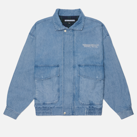 Мужская джинсовая куртка Neighborhood Denim Dad, цвет голубой, размер L