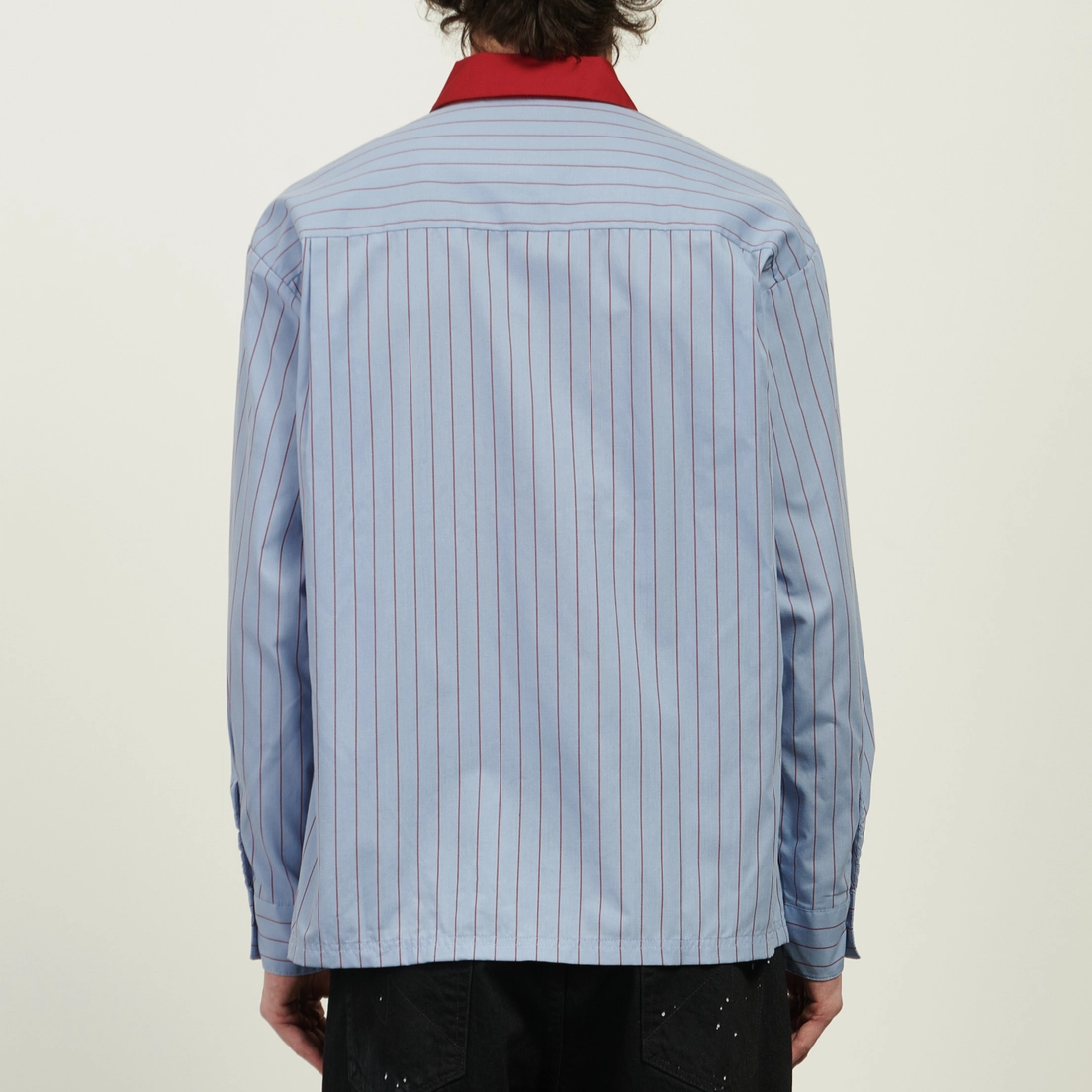 Neighborhood Мужская рубашка Classic Work Stripe