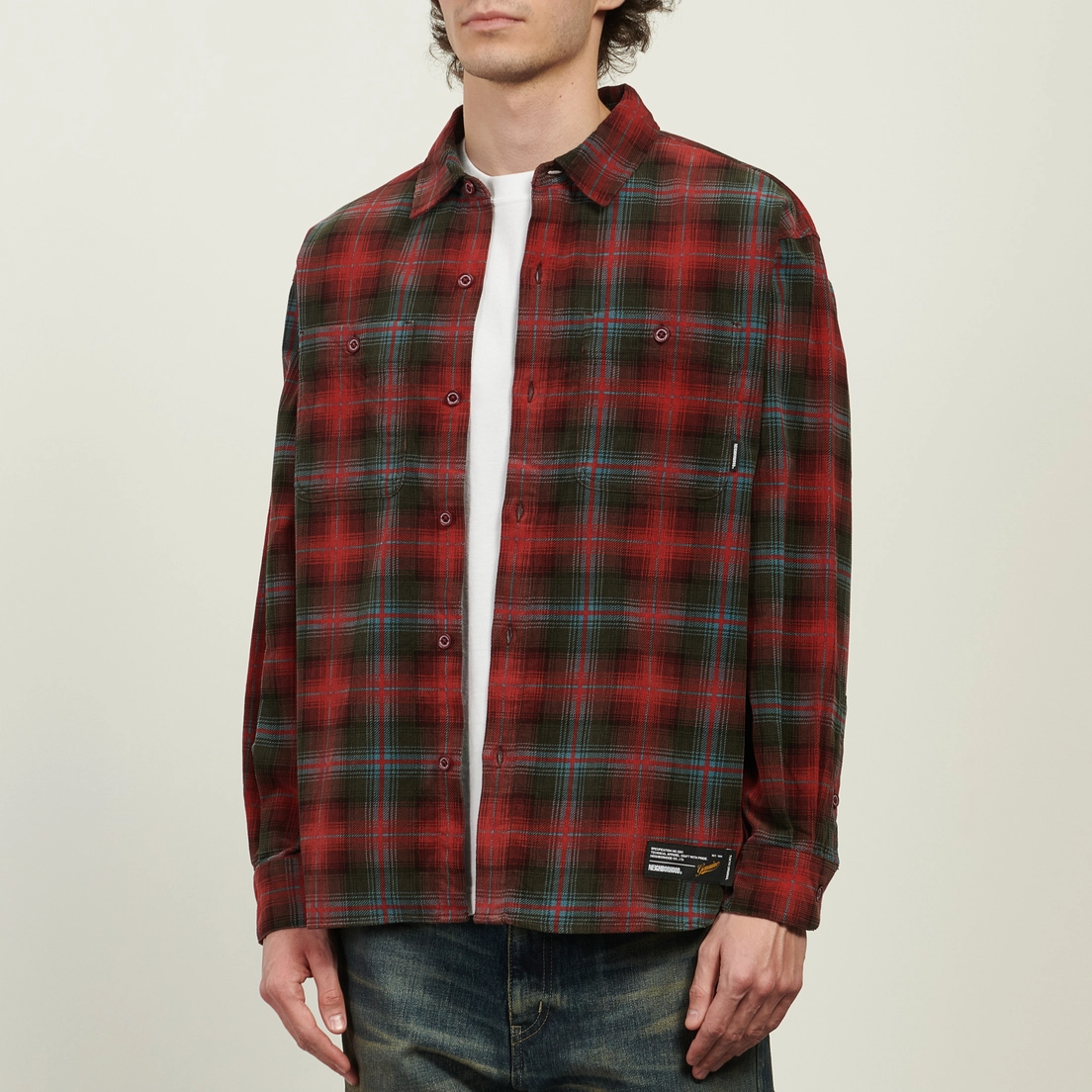 Neighborhood Мужская рубашка Corduroy Check