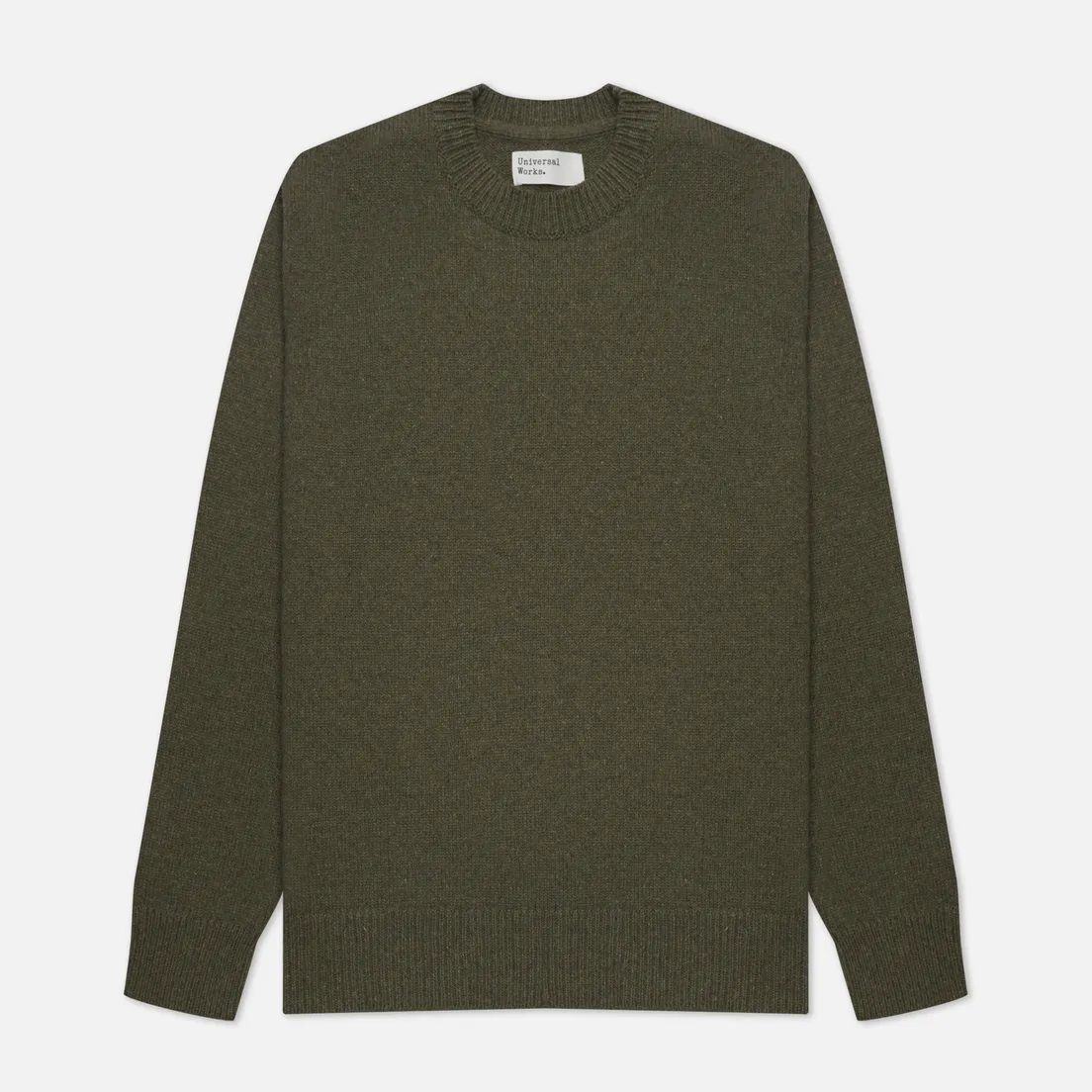 Universal Works Мужской свитер Loose Crew Neck Recycled Wool