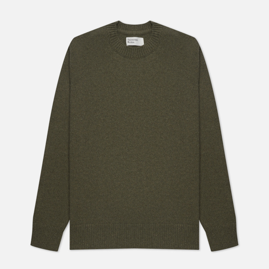 Мужской свитер Universal Works Loose Crew Neck Recycled Wool Cool Green