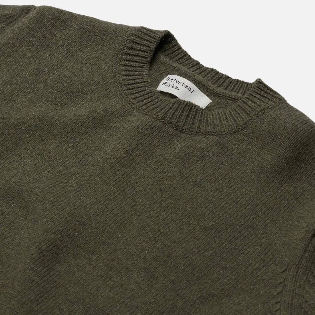 Universal Works Мужской свитер Loose Crew Neck Recycled Wool