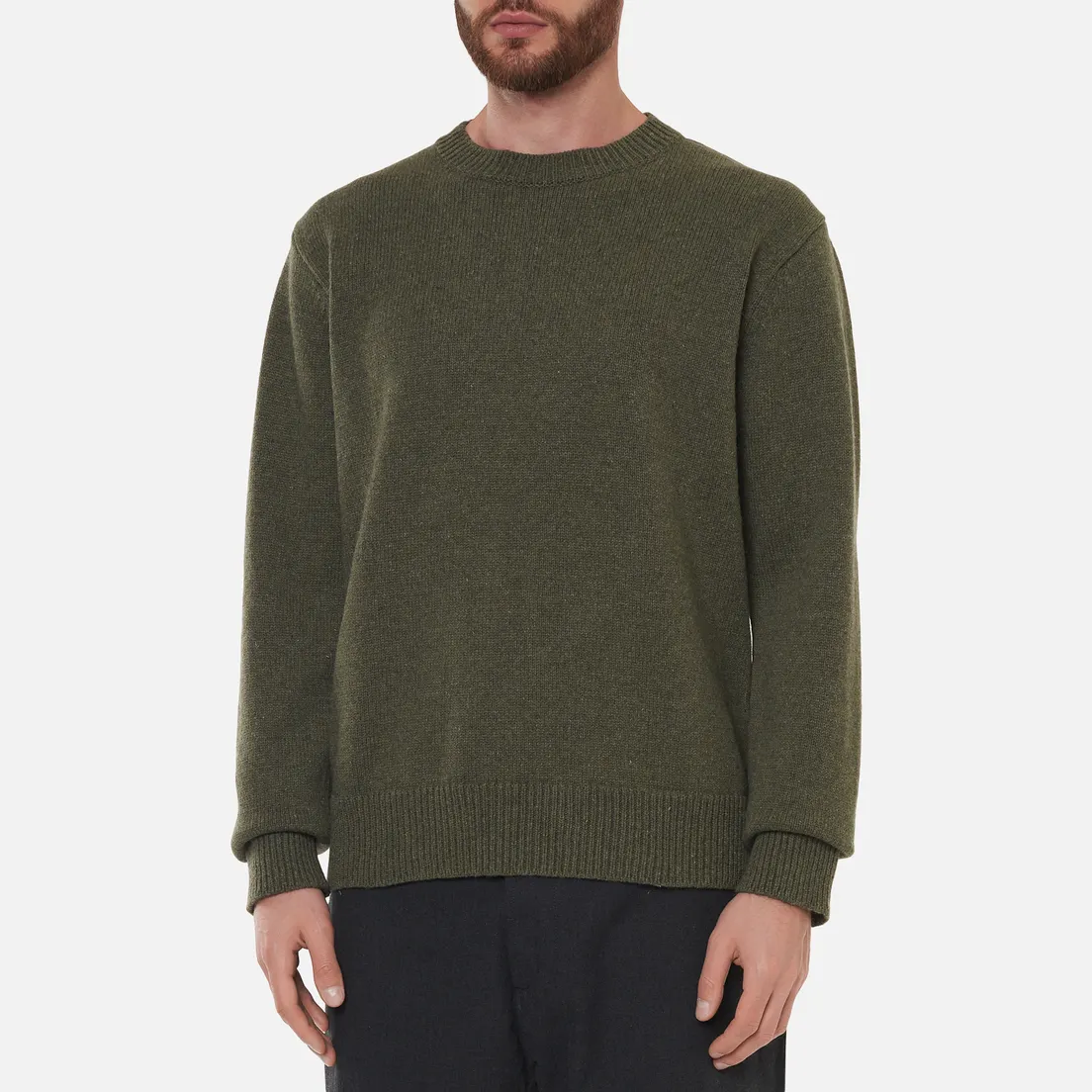 Universal Works Мужской свитер Loose Crew Neck Recycled Wool
