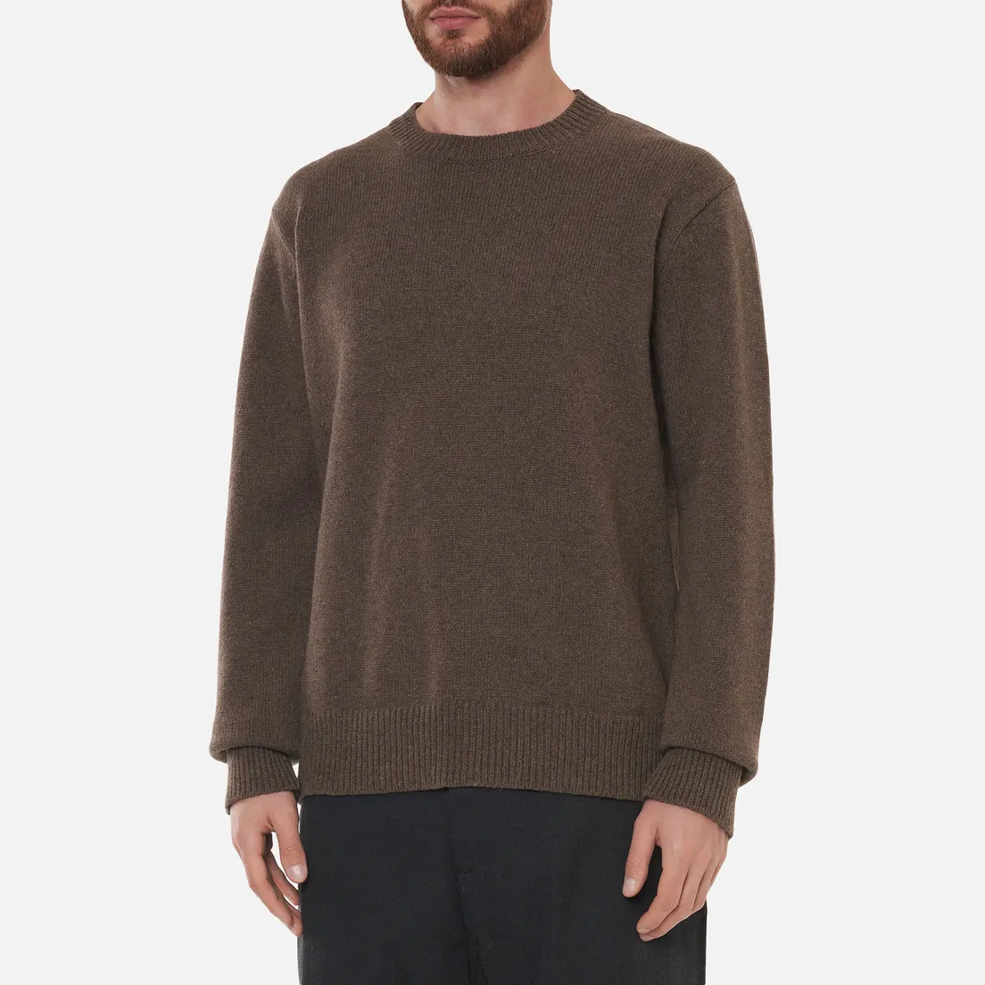 Universal Works Мужской свитер Loose Crew Neck Recycled Wool