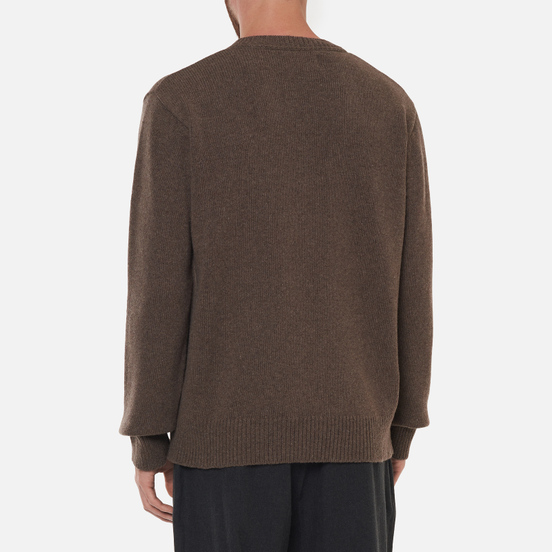Мужской свитер Universal Works Loose Crew Neck Recycled Wool Light Brown
