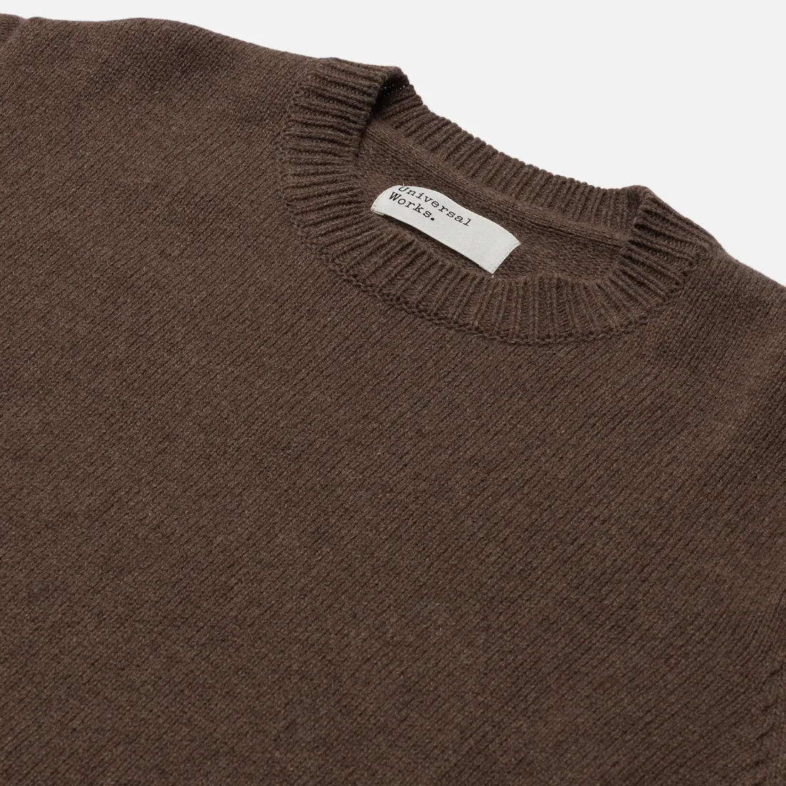 Universal Works Мужской свитер Loose Crew Neck Recycled Wool