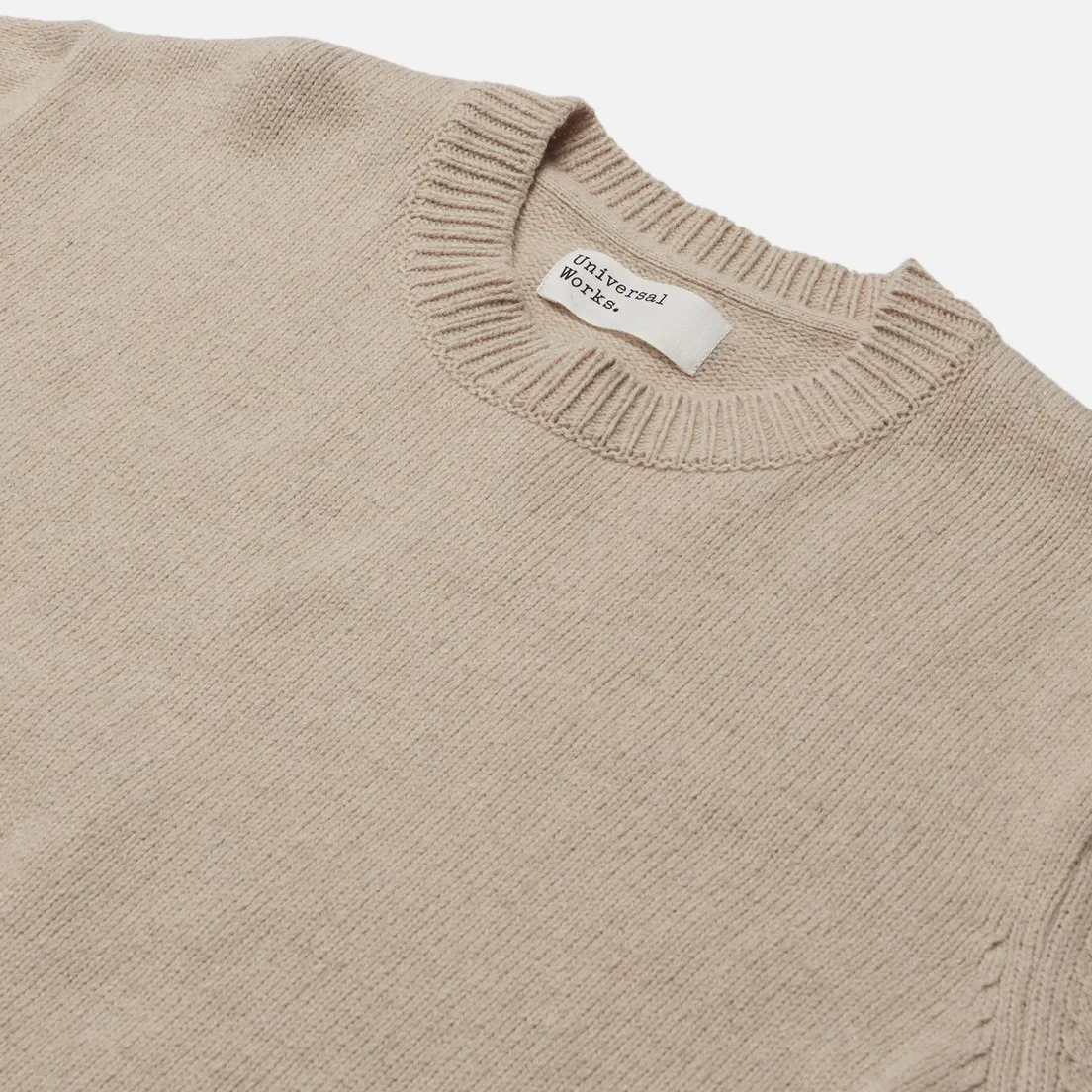 Universal Works Мужской свитер Loose Crew Neck Recycled Wool
