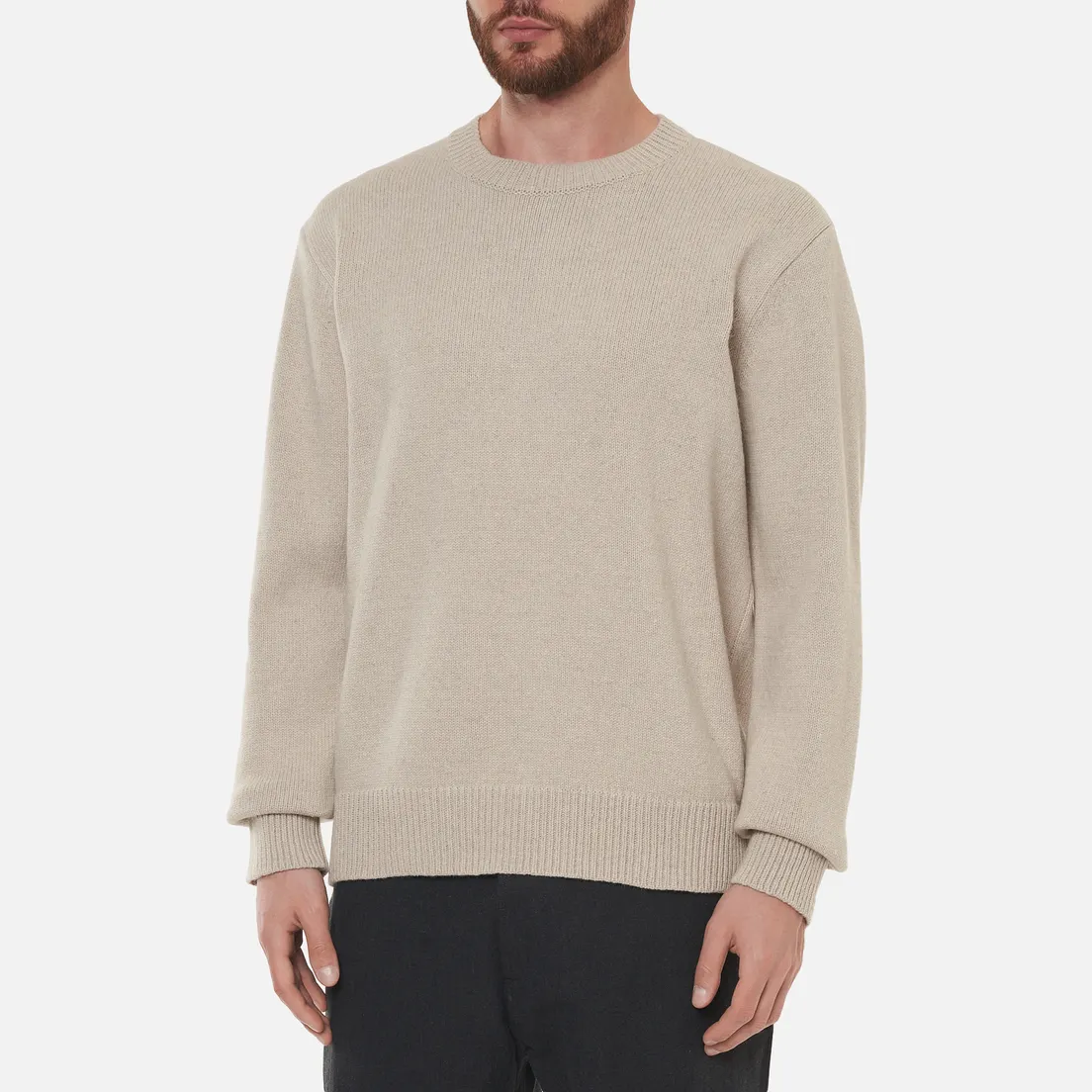Universal Works Мужской свитер Loose Crew Neck Recycled Wool