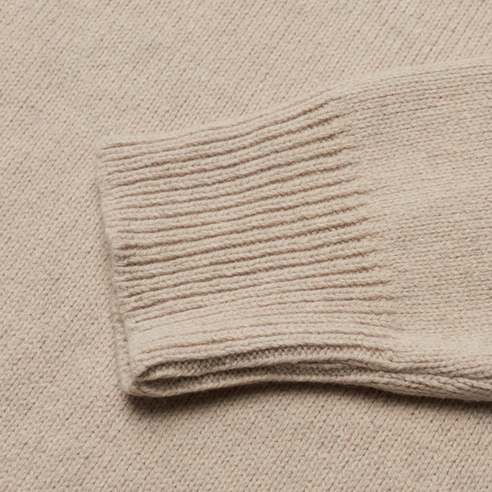 Мужской свитер Universal Works Roll Neck Recycled Wool Sand