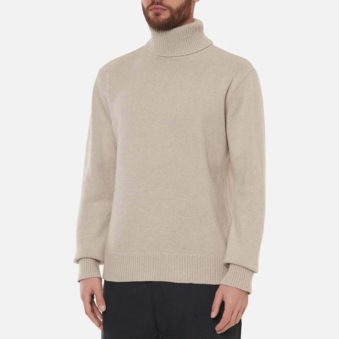 Universal Works Мужской свитер Roll Neck Recycled Wool