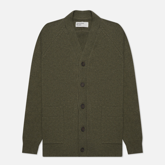 Мужской кардиган Universal Works Vince Recycled Wool Cool Green