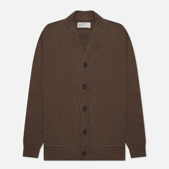 Мужской кардиган Universal Works Vince Recycled Wool Light Brown