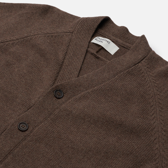 Мужской кардиган Universal Works Vince Recycled Wool Light Brown