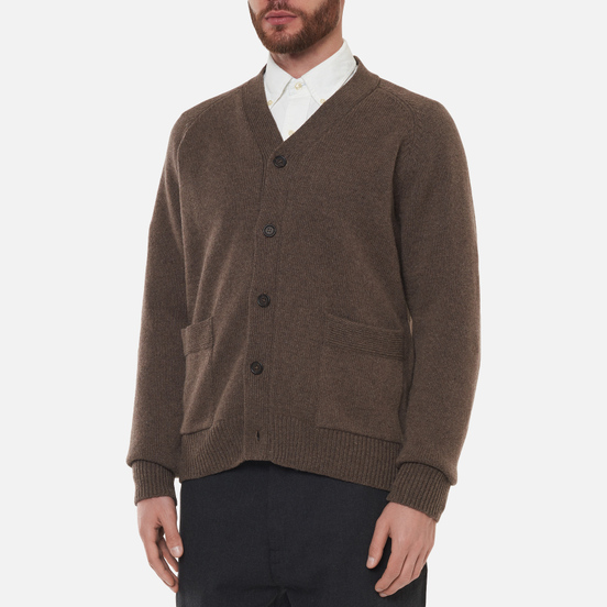 Мужской кардиган Universal Works Vince Recycled Wool Light Brown