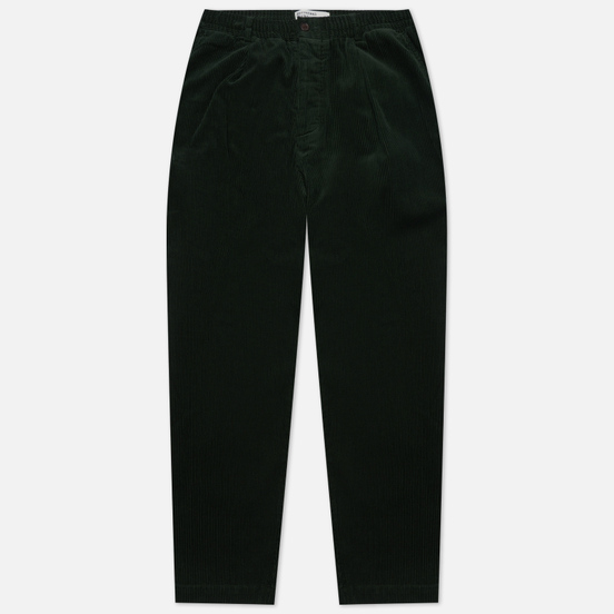 Мужские брюки Universal Works Pleated Track Cord Forest Green