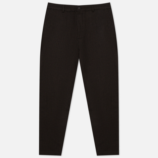 Мужские брюки Universal Works Military Chino Dogtooth Wool Mix Brown