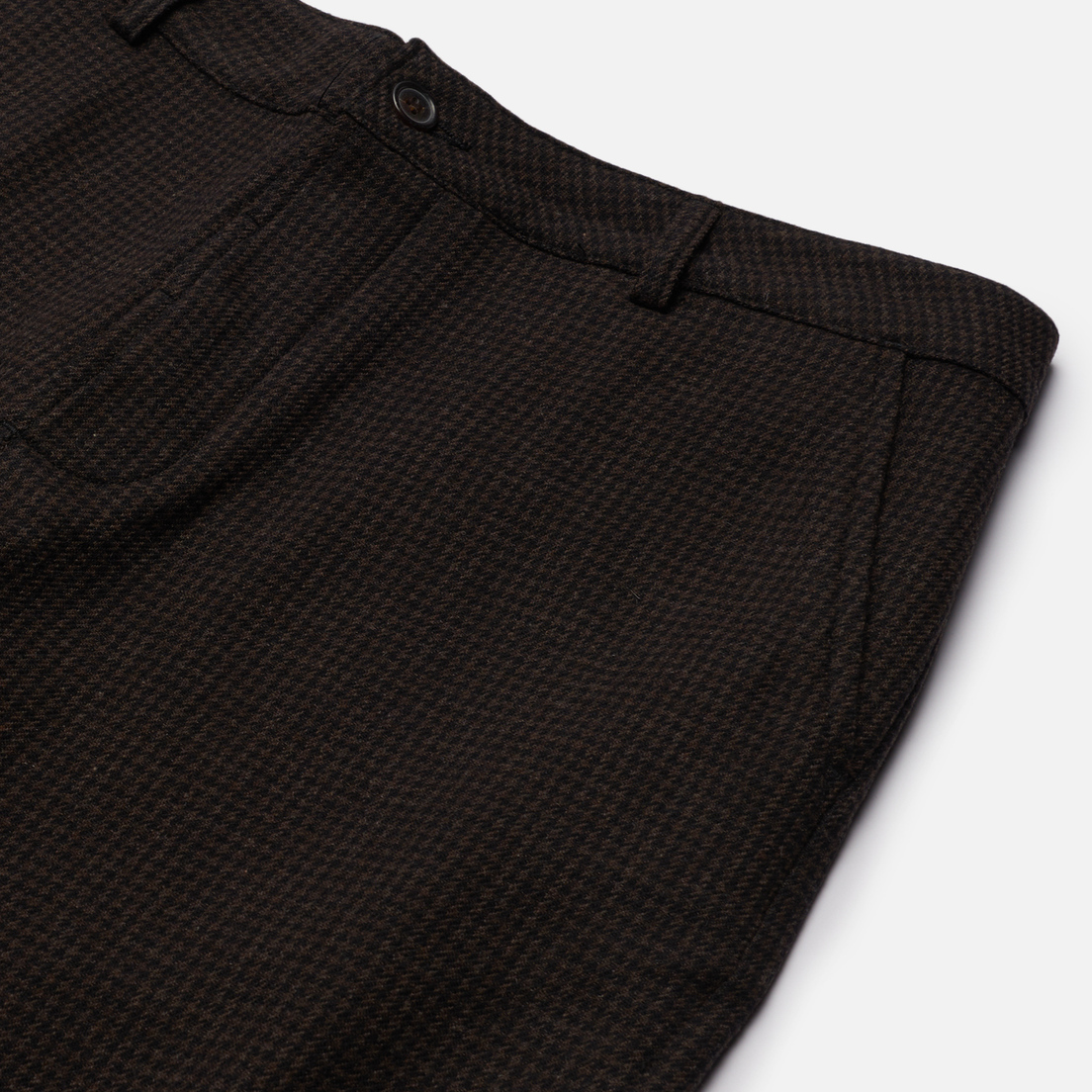 Universal Works Мужские брюки Military Chino Dogtooth Wool Mix