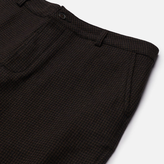 Мужские брюки Universal Works Military Chino Dogtooth Wool Mix Brown