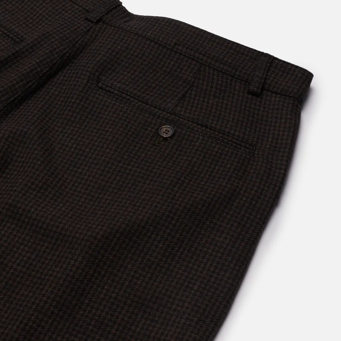 Universal Works Мужские брюки Military Chino Dogtooth Wool Mix