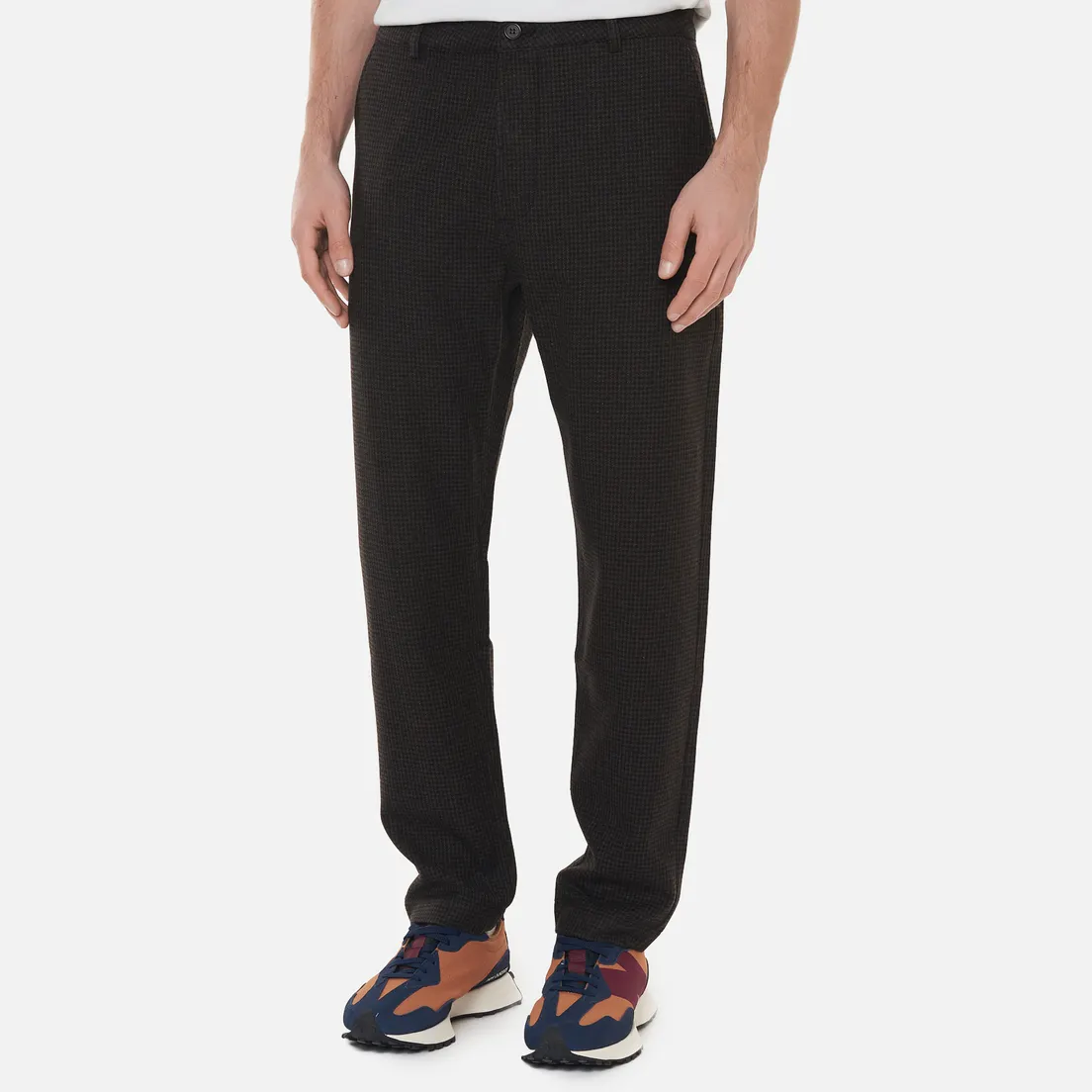 Universal Works Мужские брюки Military Chino Dogtooth Wool Mix
