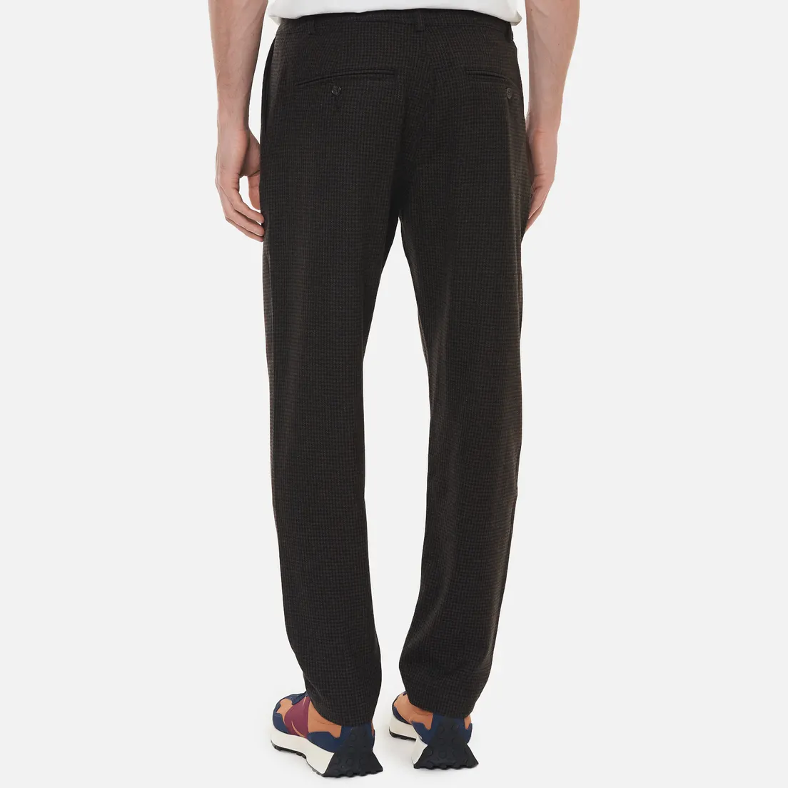 Universal Works Мужские брюки Military Chino Dogtooth Wool Mix